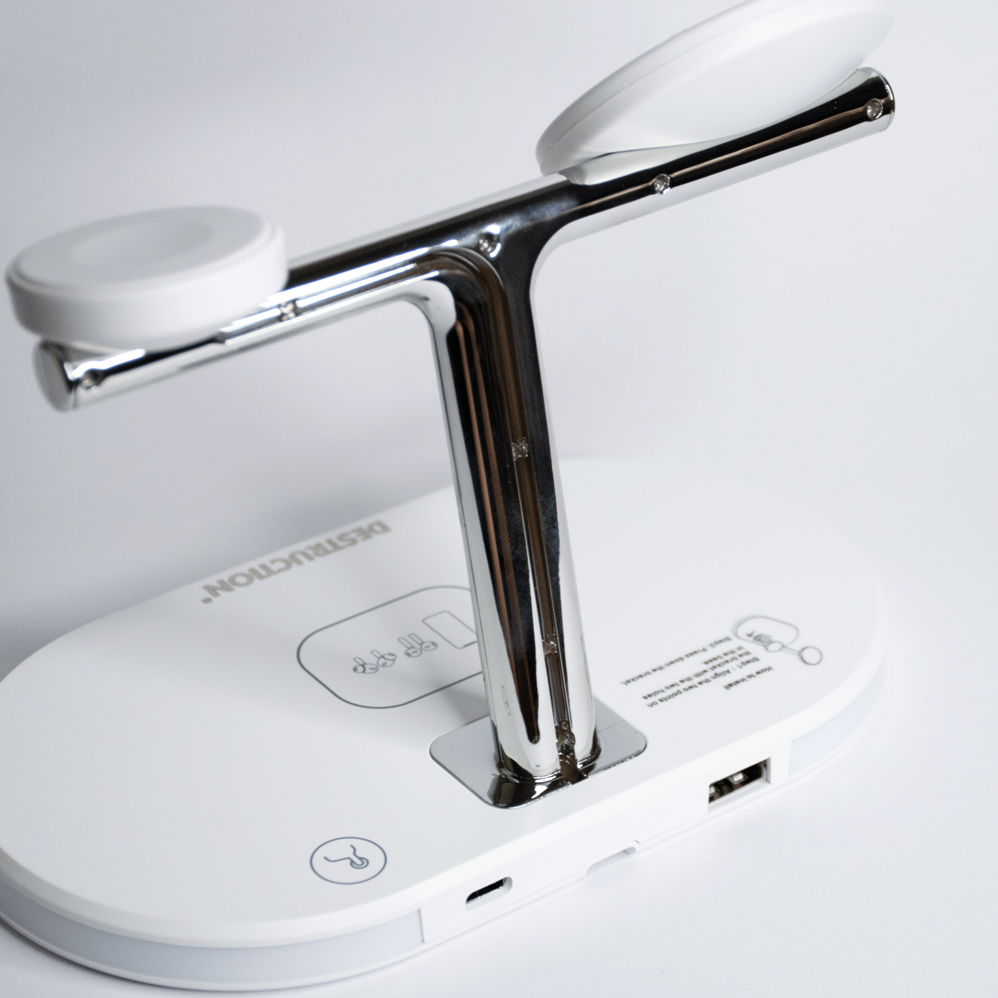 Base di ricarica wireless 3 in 1 con Magsafe - Destruction